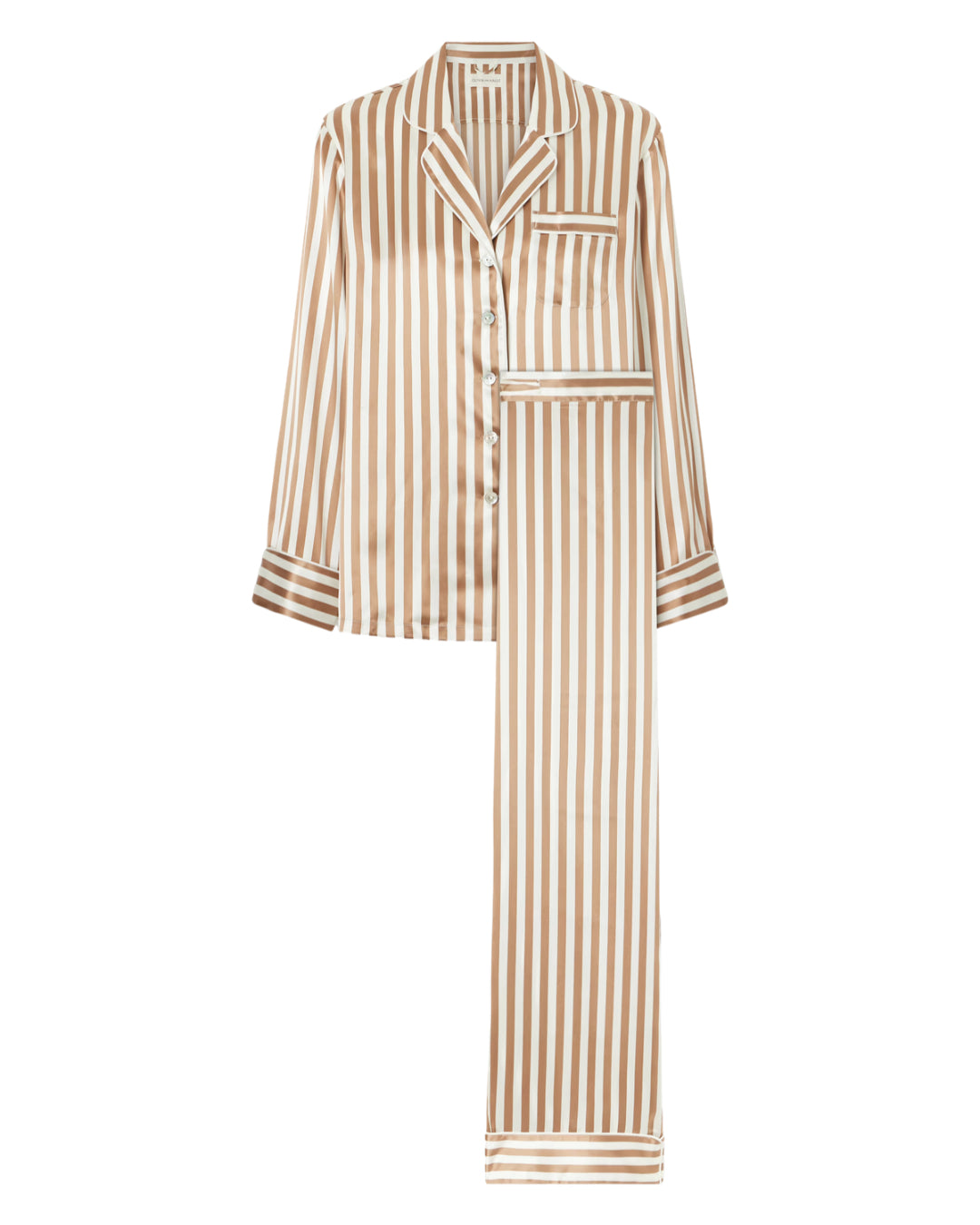 Silk-satin pajamas